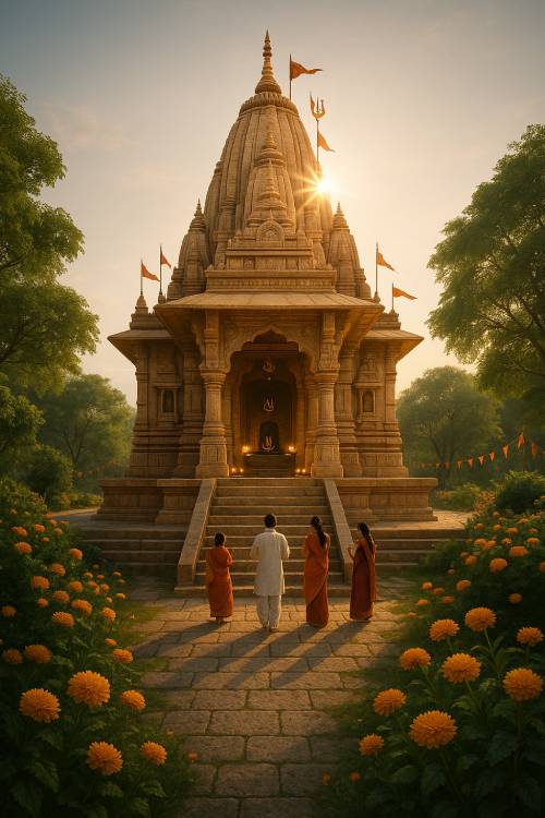 Temple Illustration